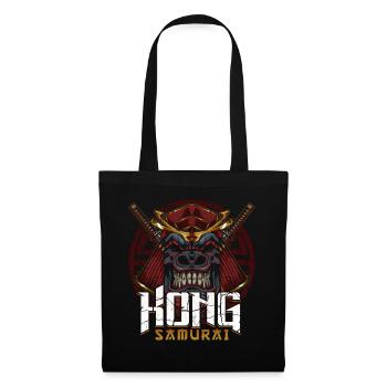 Masque de Gorille Samouraï - Sac en tissu - noir - Devant