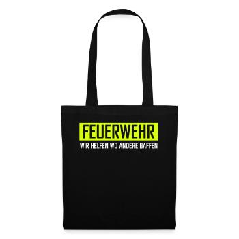 Firefighters help other gaffes gift - Tote Bag - black - Front