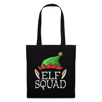 Elf Squad - Team Groupe Xmas Christmas Costume - Tote Bag - black - Front