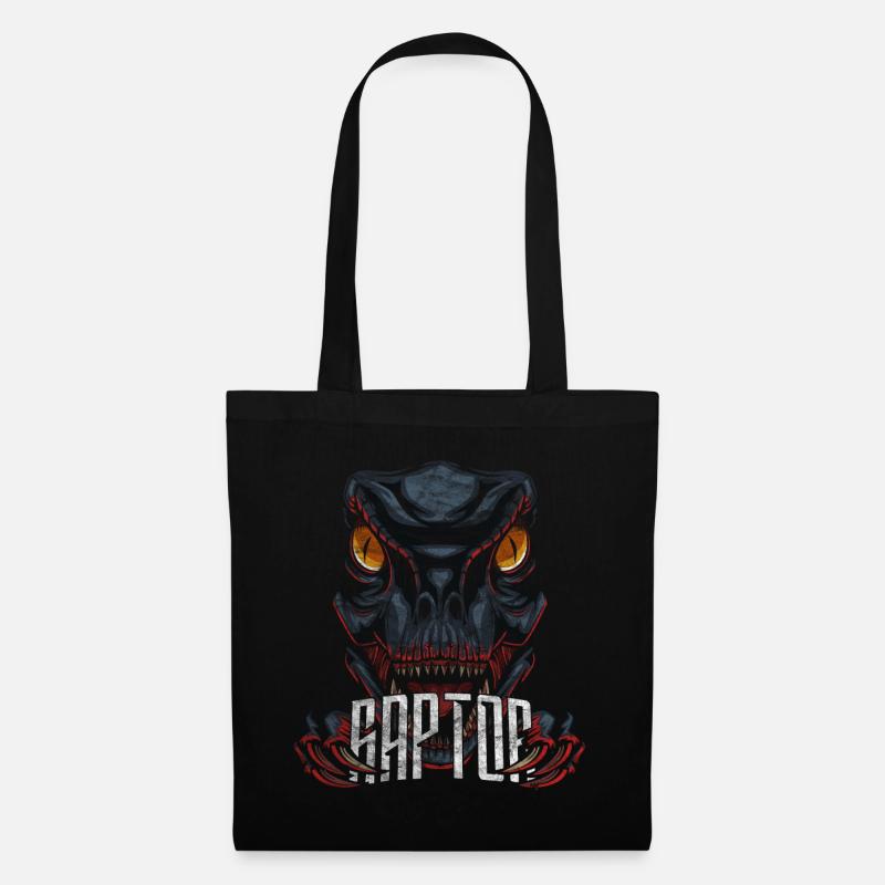 Velociraptor Modern Dinosaur - Tote Bag - black