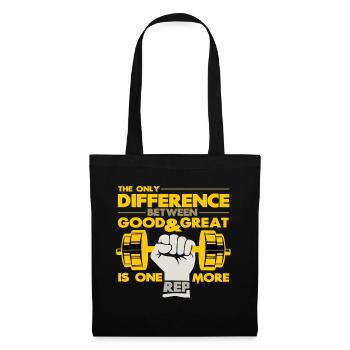 body builder - Tote Bag - black - Front