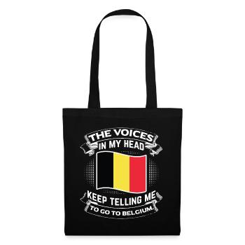My passion for Belgium ! OTAN Brussels architecture - Sac en tissu - noir - Devant