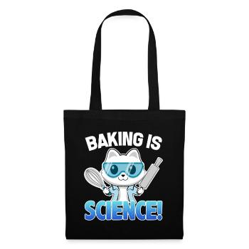 Baking is Science Cat - Tote Bag - black - Front