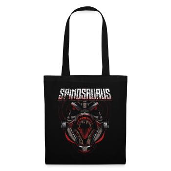 Robot Dino - Tote Bag - black - Front