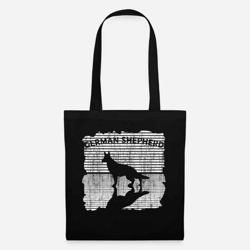 German shepherd - Tote Bag - black