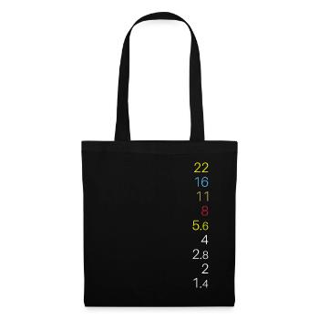 appareil photo - Sac en tissu - noir - Devant