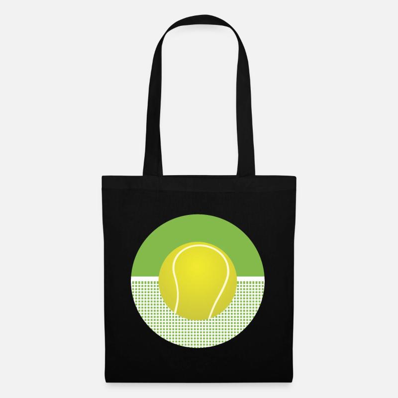Tennis - Stoffbeutel - Schwarz