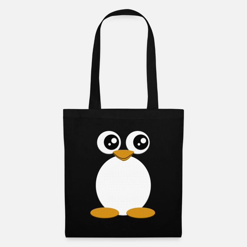 Pingouin - Sac en tissu - noir