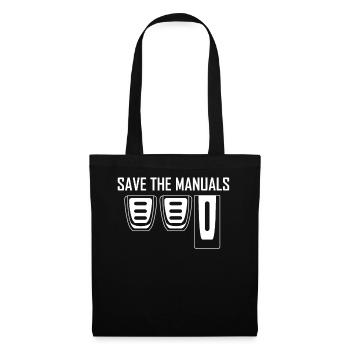 Enregistrer les manuels Réglage manuel de la vitesse - Sac en tissu - noir - Devant