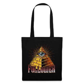 Tous les yeux - Sac en tissu - noir - Devant