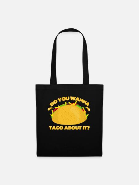 Taco - Stoffbeutel - Schwarz