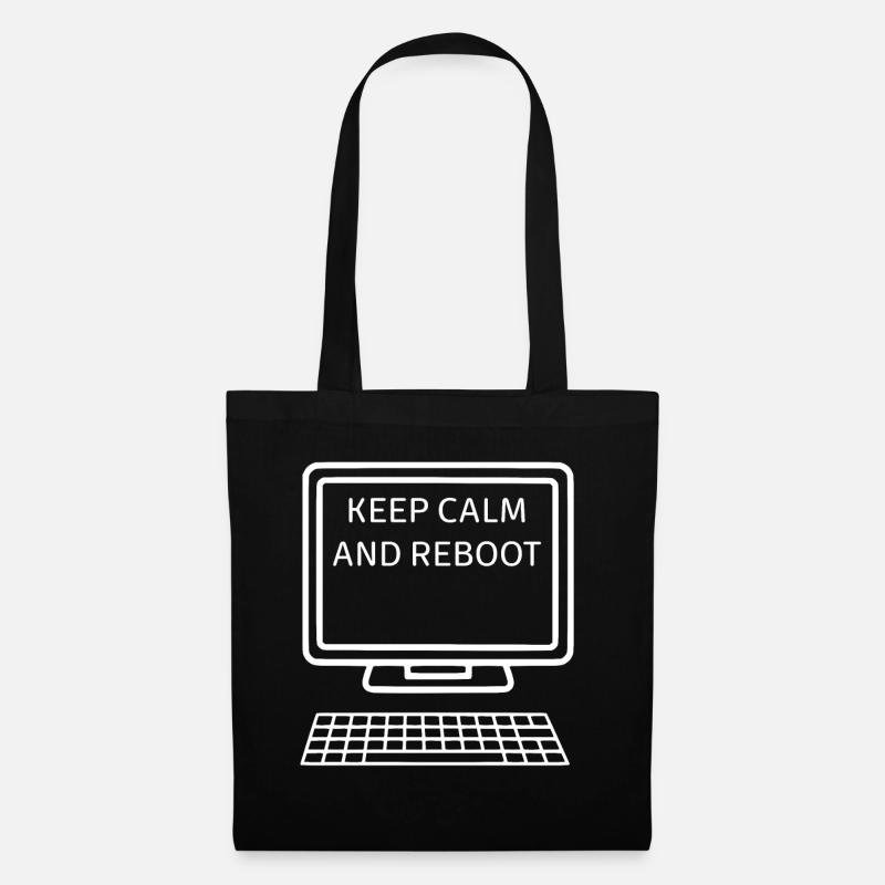 Computer Restart - Tote Bag - black