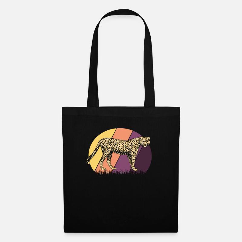 cheetah - Tote Bag - black