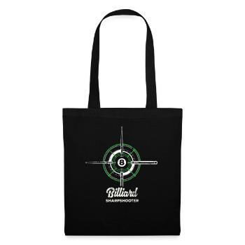 Billard billard billard billard billard billard - Sac en tissu - noir - Devant