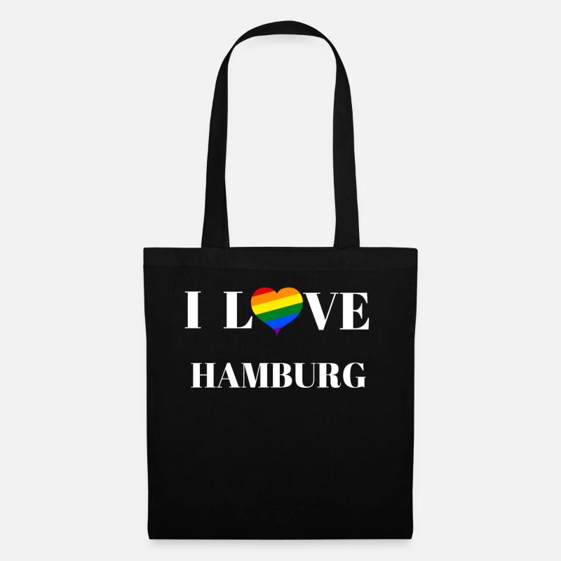 Hamburg - Gift idea - Tote Bag - black