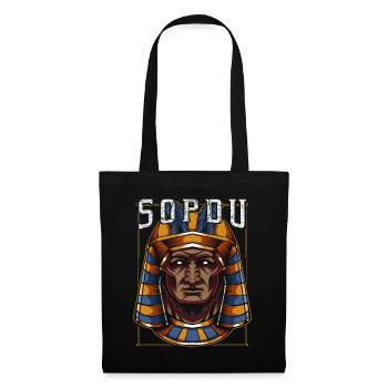 Sopdu Mythologie Gott Gottheit Ägyptisch Ägypten - Stoffbeutel - Schwarz - Vorne