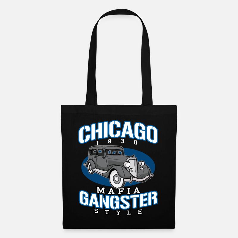 Mafia Chicago USA - Stoffbeutel - Schwarz