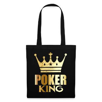POKER KING online - Tote Bag - black - Front