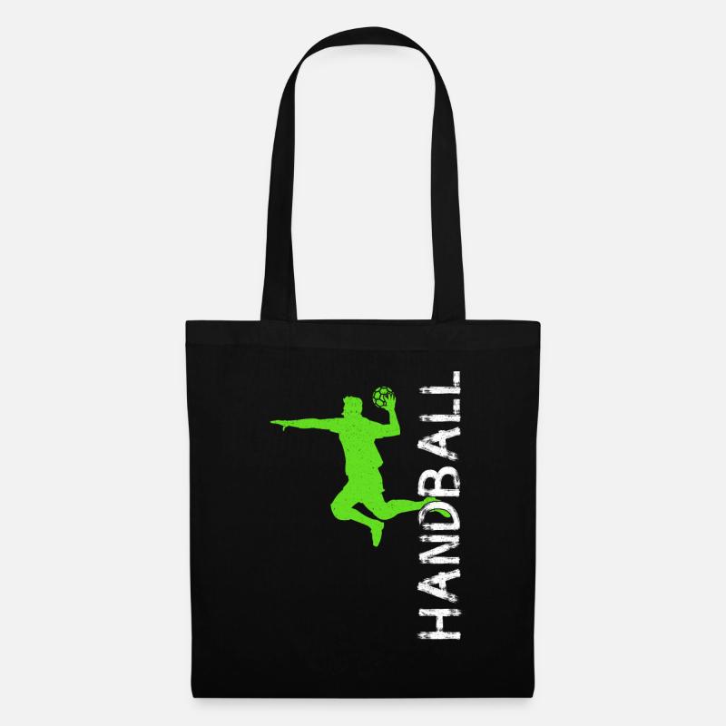 Handball Spieler Team - Stoffbeutel - Schwarz