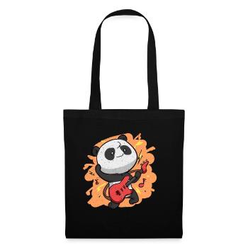 Cute Panda Rocker Panda Kawaii Pandas - Tote Bag - black - Front
