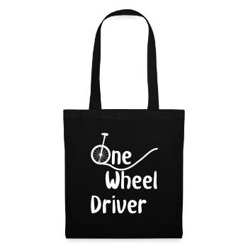 One Wheel Driver unicyclist cyclist - Tote Bag - black - Front