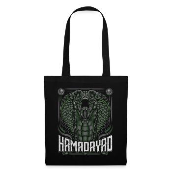 Modern Trendy King Cobra Snake venomous snake - Tote Bag - black - Front