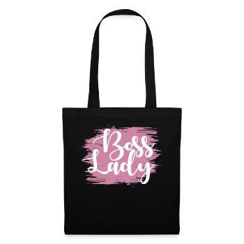 Patron dame - Sac en tissu - noir - Devant