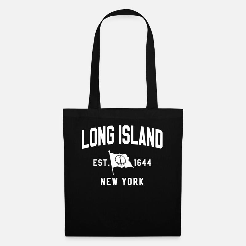 LONG ISLAND SHIRT - Stoffbeutel - Schwarz