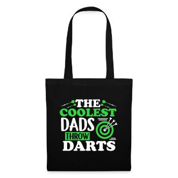 Fléchettes Fléchettes T-shirt Papa Papa Papa Bullseye - Sac en tissu - noir - Devant