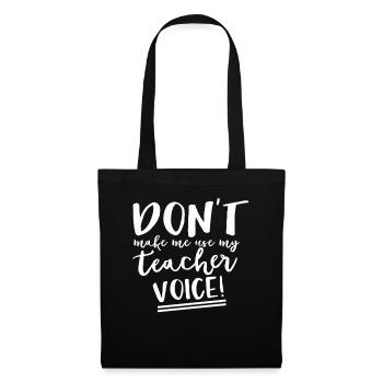 Teacher Gift Education School Sayings Teacher Training - Tote Bag - black - Front