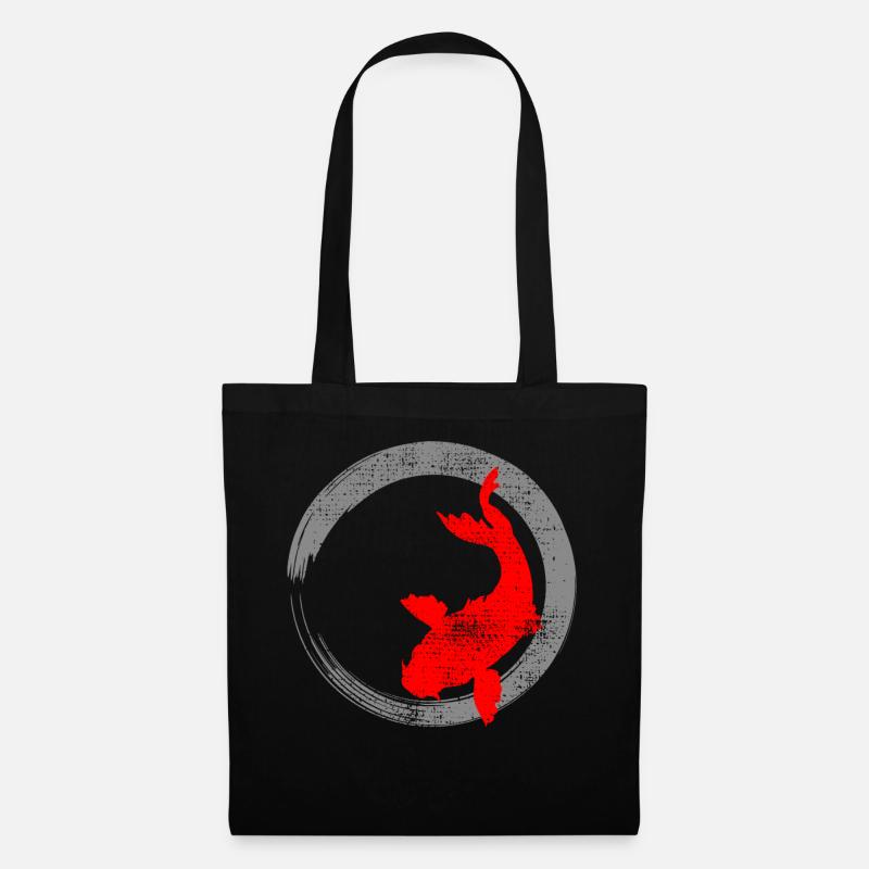 Koi carp - Tote Bag - black