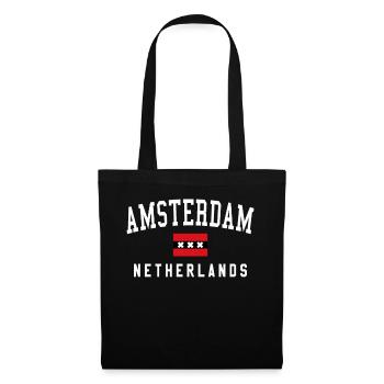Souvenir d'Amsterdam - Sac en tissu - noir - Devant