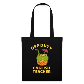 Pina Colada Professeur Cocktai Off Duty - Sac en tissu - noir - Devant