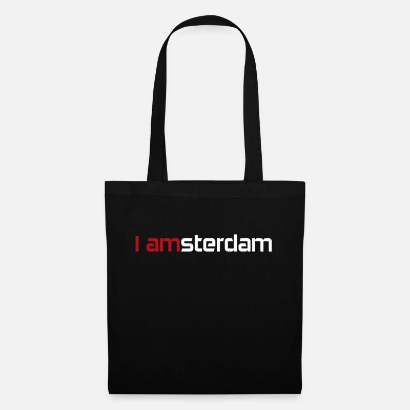 AMSTERDAM HOLLAND - Stoffbeutel - Schwarz