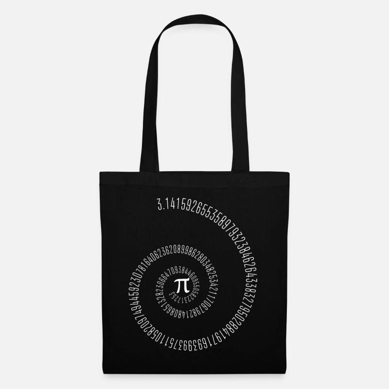 PI Mathematik Lehrer Student - Stoffbeutel - Schwarz