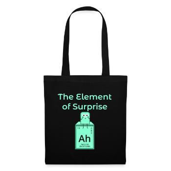 Element Surprise Ah Surprise disant icône - Sac en tissu - noir - Devant