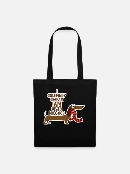 Happy Halloween Hunde T-Shirt - Kids Geschenkidee - Stoffbeutel - Schwarz