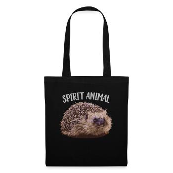 Hedgehog Spirit Animal - Tote Bag - black - Front