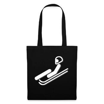 Toboggan luge toboggan run shirt gift - Tote Bag - black - Front