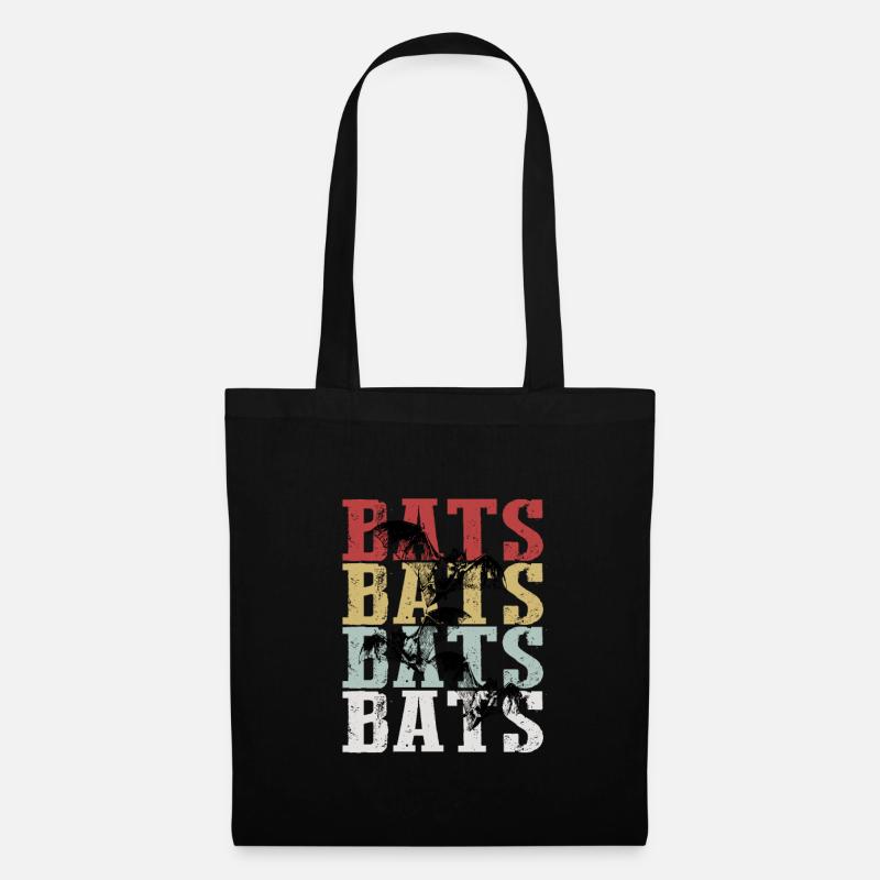 Bats Bats - Tote Bag - black