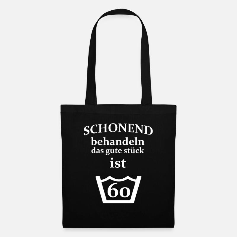 60. Geburtstag 60 - Stoffbeutel - Schwarz