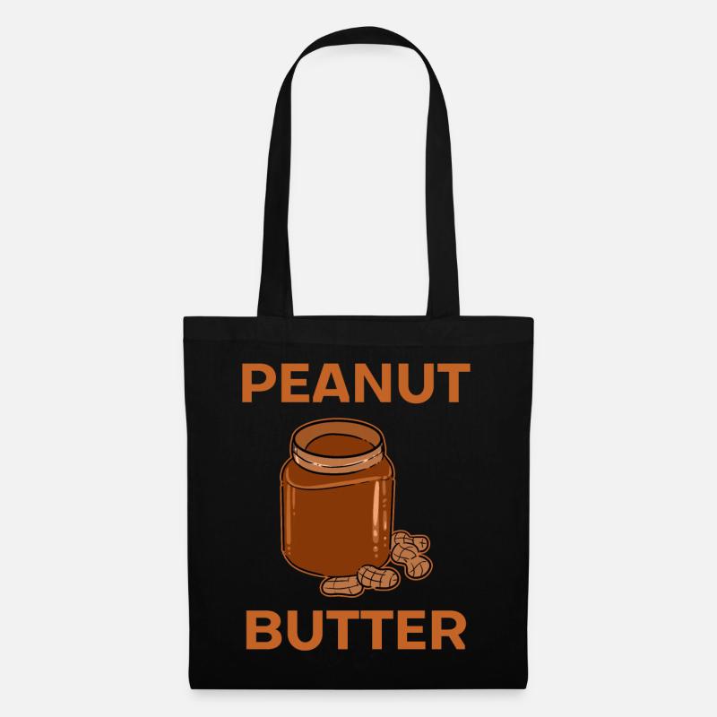 Peanut Butter - Stoffbeutel - Schwarz