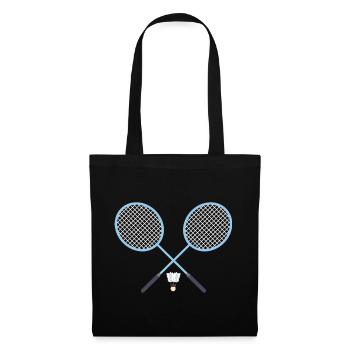 Badminton Badminton Raquettes de badminton - Sac en tissu - noir - Devant