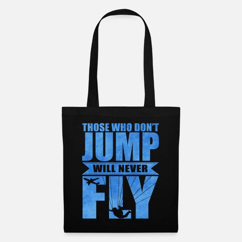 Skydiving - Tote Bag - black