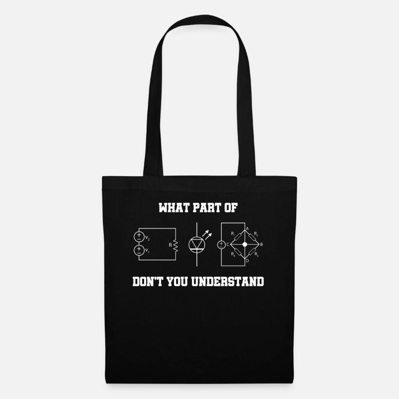 Physics electronics - Tote Bag - black