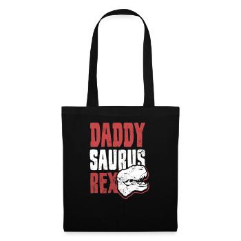 Pappasaurus Rez Daddy Gift - Sac en tissu - noir - Devant