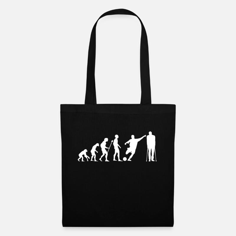 Evolution Football Broken Injury Gift - Tote Bag - black