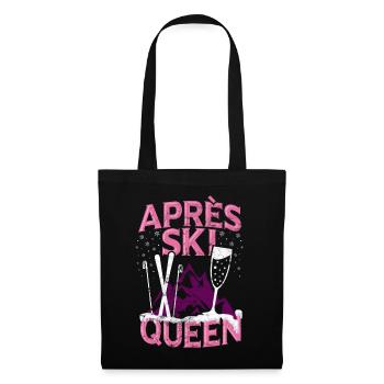 Drôle Sports d'hiver Après Ski Party Fun Gift - Sac en tissu - noir - Devant
