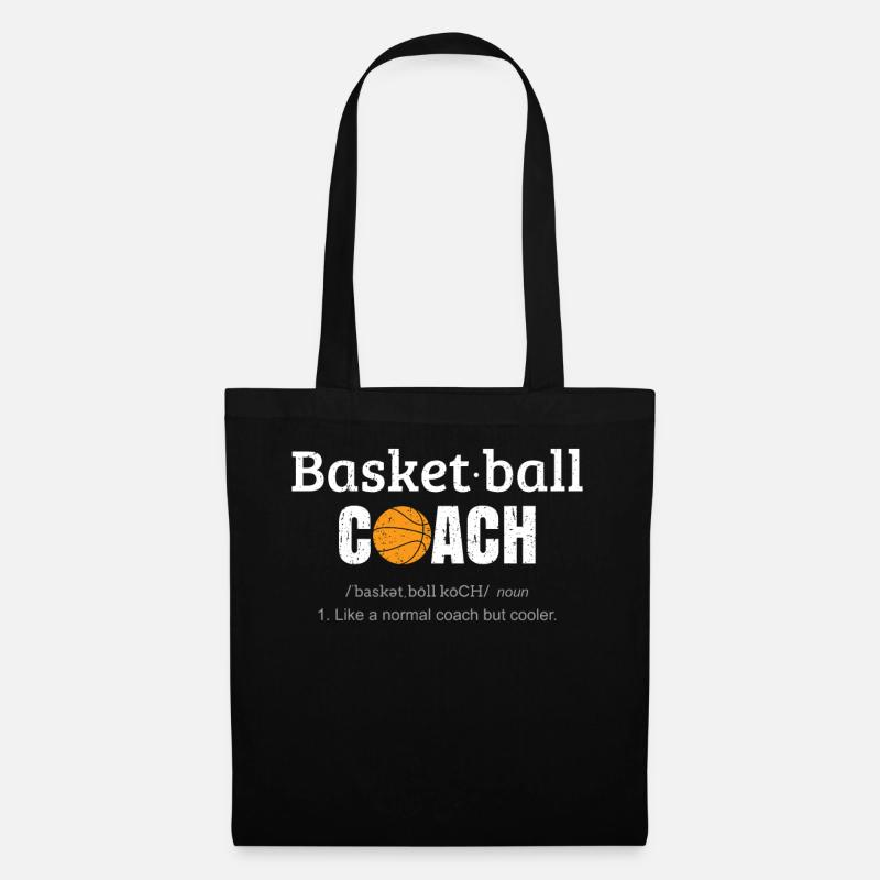 Basketball Trainer - Stoffbeutel - Schwarz