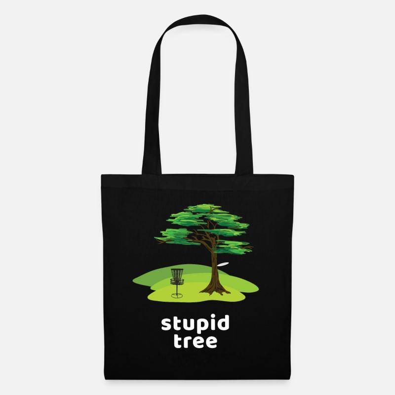 Stupid Tree Disc Golf - Sac en tissu - noir